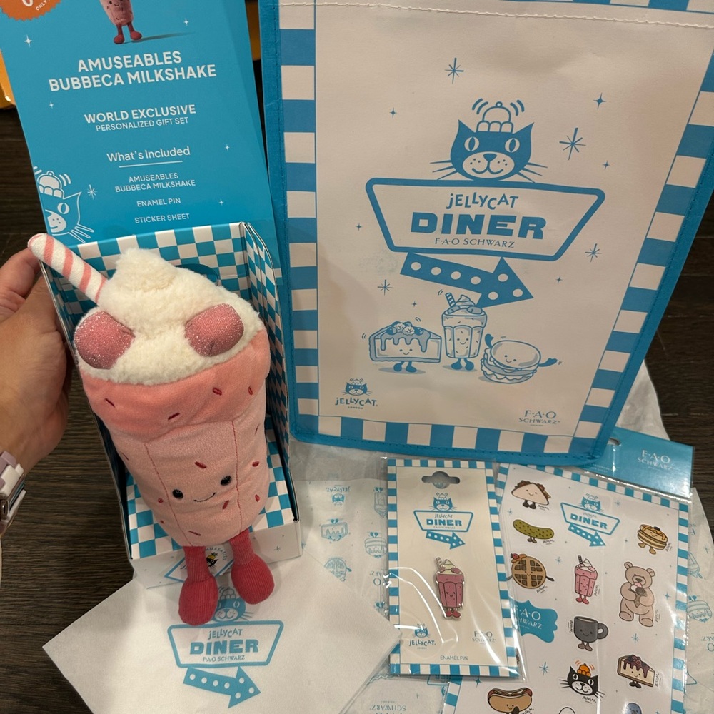 Jellycat Amuseables Bubbeccaa Milkshake - NY Exclusive